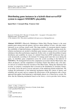 Distributing game instances in a hybrid client