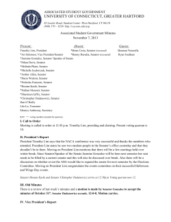Agenda for April 24, 2007 Meeting