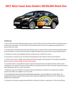 2017 West Coast Auto Dealers SEE3SLAM Shoot-Out