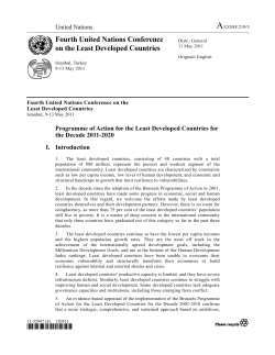 Fourth United Nations Conference on the Least Developed Countries