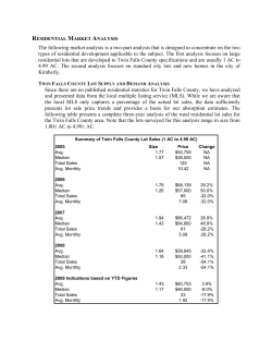 The following market analysis is a two-part