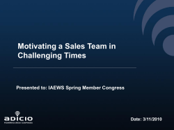 New Sales Strategies