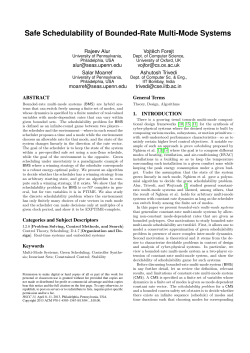Safe Schedulability of Bounded-Rate Multi-Mode