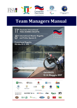 Team Managers Manual
