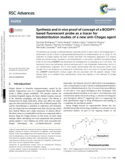 Synthesis and in vivo proof of concept of a BODIPY