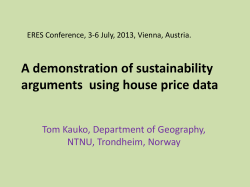 An update on Hungarian urban property prices, land use and