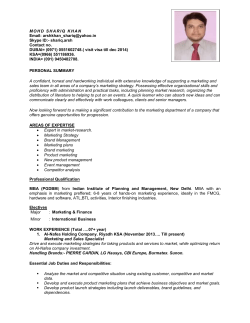 CURRICULUM VITAE