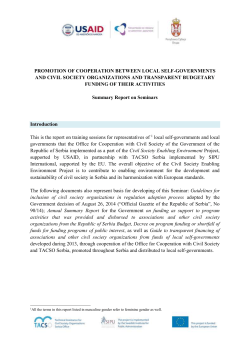 Table 9: Less useful at the seminar