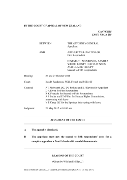 ATTORNEY-GENERAL v TAYLOR