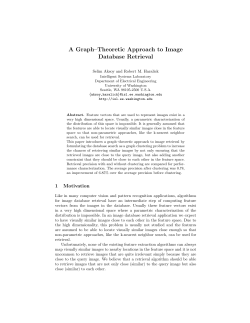 A Graph&ndash;Theoretic Approach to Image Database Retrieval