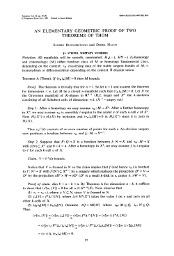 AN ELEMENTARY GEOMETRIC PROOF OF TWO