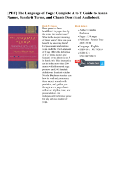 The Language of Yoga: Complete A to Y Guide