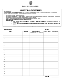 Shoot-A-Thon Form