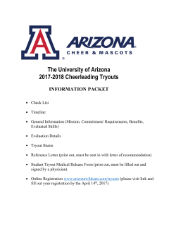The University of Arizona 2017-2018
