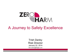 APMA Zero Harm Presentation