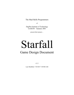 Game Design Document - DigiPen Institute of Technology Europe