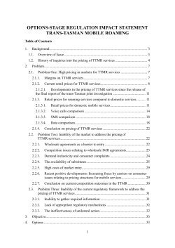 5. Impact Analysis - Department of Communications and the Arts