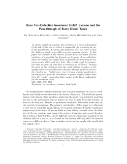 Does Tax-Collection Invariance Hold? Evasion and the Pass