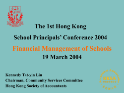 Financial Management of Schools