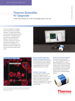 Thermo Scientific X1 Upgrade