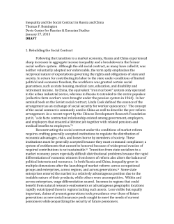 Inequality and the social contract in Russia and China