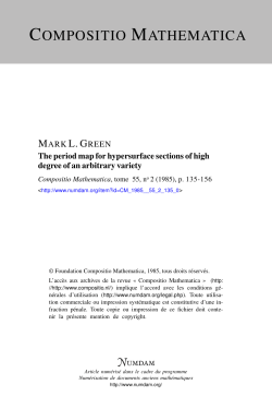 The period map for hypersurface sections of high degree