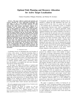 Optimal Path Planning and Resource Allocation for Active Target