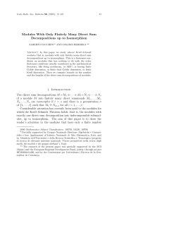 Modules With Only Finitely Many Direct Sum