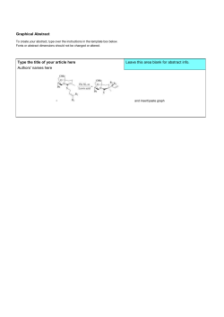 Tetrahedron template