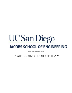 Student Org Funding Template - UCSD Jacobs School of Engineering