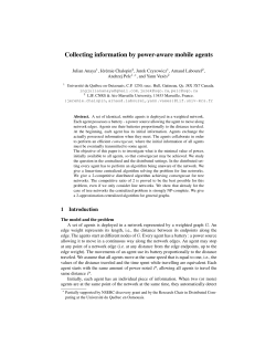 Collecting information by power