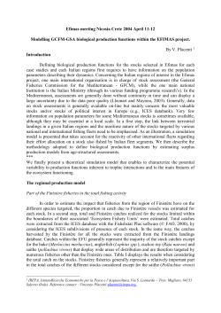 Biological Production functions