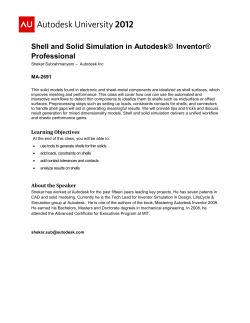 Shell and Solid Simulation in Autodesk