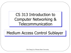 CS412 Computer Networks - Winona State University
