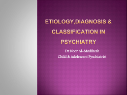 Organic Mental Disorders