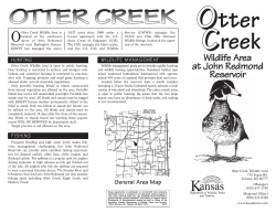 Otter Creek WA at John Redmond RES