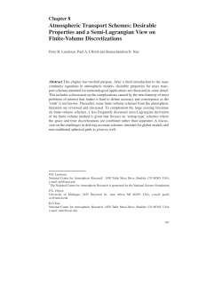 Atmospheric Transport Schemes: Desirable Properties and a Semi