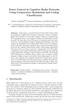 Power Control in Cognitive Radio Networks Using