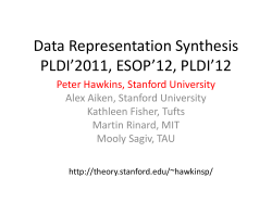 Identifying Potential Program Transformations for Optimizing