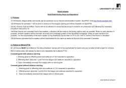 Small sided hockey rules and regulations