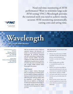 Need real-time monitoring of AVM performance? Want to minimize