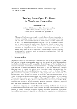 Tracing Some Open Problems in Membrane Computing