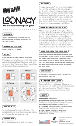overview number of players set up how to play no turns when no
