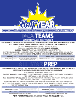 teams team prep - Cheer Central Suns
