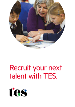 Recruit your next talent with TES.