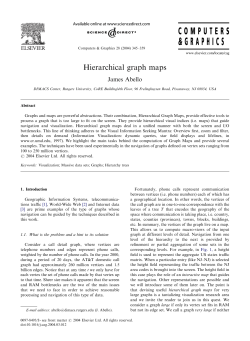 Hierarchical graph maps