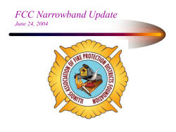 FCC Narrowband Update