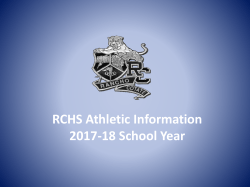 Athletic Information