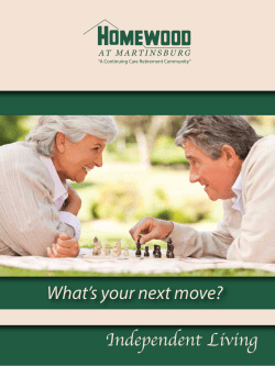 Independent Living What`s your next move?