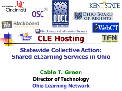 Shared eLearning Services in Ohio